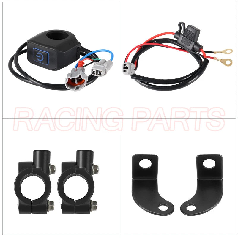 Upgraded Plug-N-Play Dirt Bike Led Headlight Light Bar Kit for CRF250F CRF110 TTR110 YZF450