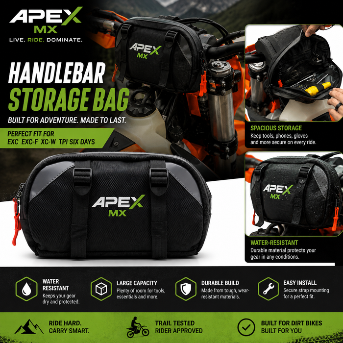 Apex MX Waterproof Handlebar Bag