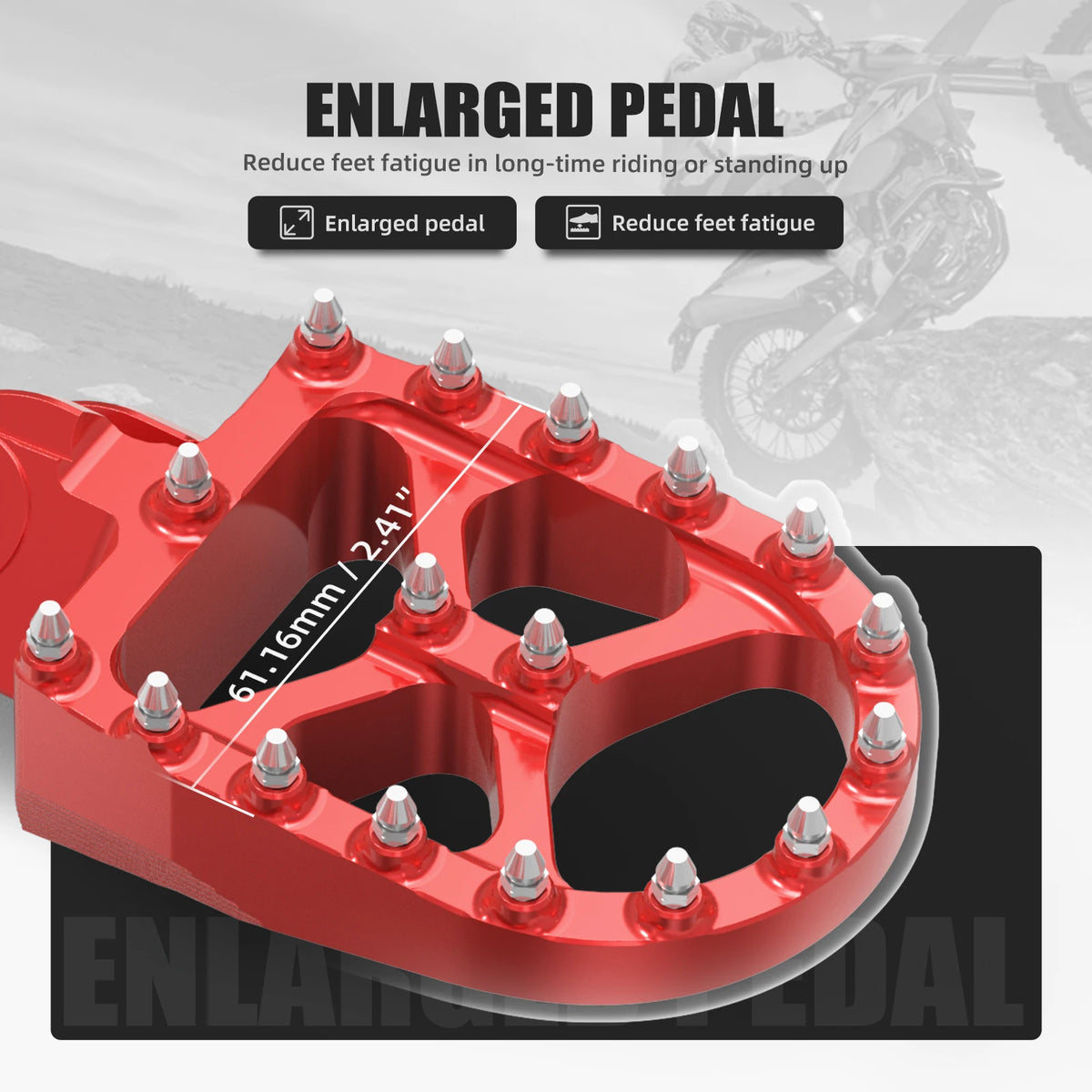 for Beta Xtrainer 300 250 2015-2024 RR 300 2013-2019 RR 125 RR 350 RR 390 RR 430 450 480 498 520 525 Foot Pegs Footrest