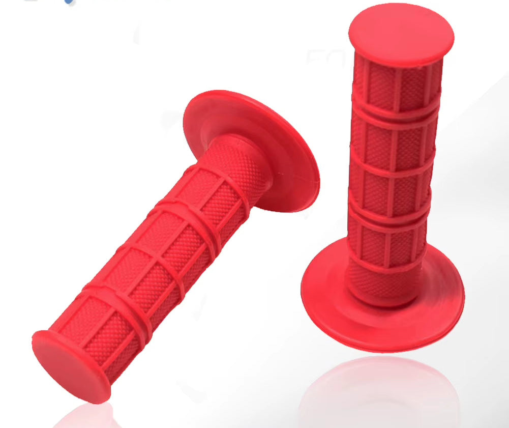 22Mm 24Mm Motorcycles Grip Dirt Bike Grips 7/8" Rubber Biker Scooter Handle Grip for Handlebar Mx Pillow Top Throttle 22Mm Bar