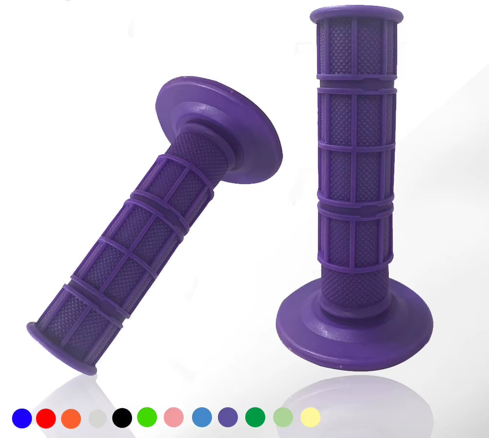 22Mm 24Mm Motorcycles Grip Dirt Bike Grips 7/8" Rubber Biker Scooter Handle Grip for Handlebar Mx Pillow Top Throttle 22Mm Bar