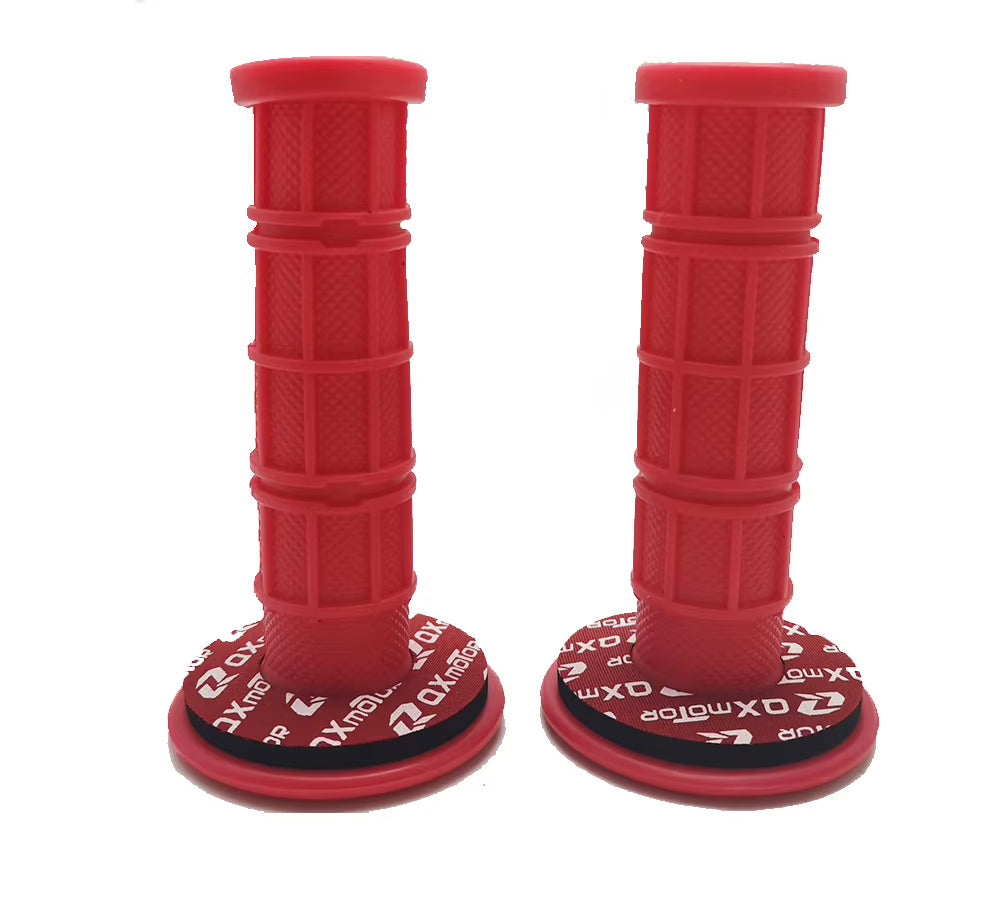 22Mm 24Mm Motorcycles Grip Dirt Bike Grips 7/8" Rubber Biker Scooter Handle Grip for Handlebar Mx Pillow Top Throttle 22Mm Bar